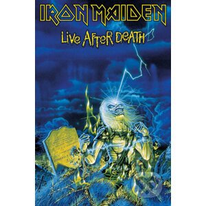 Textilný plagát - vlajka Iron Maiden: Live After Death - Iron Maiden