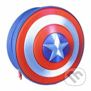 Guľatý detsky batoh s 3D povrchom Marvel/Avengers: Captain America - Captain America