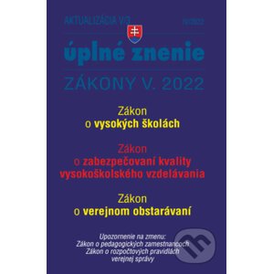 Aktualizácia V/3 / 2022 - štátna služba, inf. technológie verejnej správy - Poradca s.r.o.