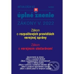 Aktualizácia V/2 2022 – štátna služba, informačné technológie verejnej správy - Poradca s.r.o.