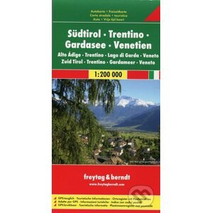 Südtirol, Trentino, Gardasee, Venetien 1:200 000 - freytag&berndt