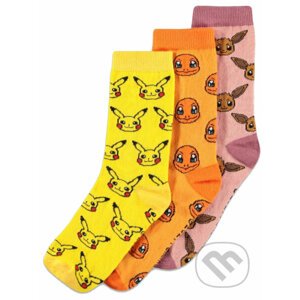 Pánske ponožky Pokémon: Iconic Characters - Pokemon