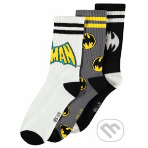 Pánske ponožky DC Comics: Batman set 3 ks - Batman