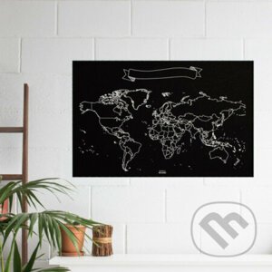 Svet - popisovateľná nástenná mapa - TATRAPLAN