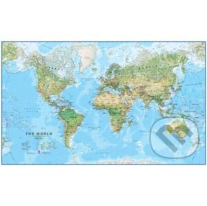 Svet - geografická mapa 1:30 mil. - TATRAPLAN