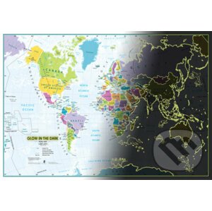 Svet - svietiaca mapa detská 1:44 mil. - TATRAPLAN