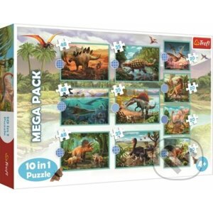 Dinosauři MEGA PACK 10v1 - Trefl