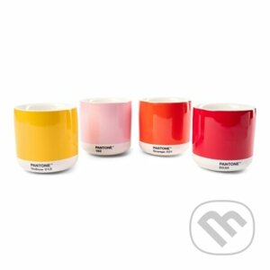 PANTONE Latte termo hrnček set 4ks - Yellow, Red, Orange, Light Pink - LEGO