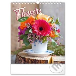 Nástěnný kalendář Flowers 2023 - Presco Group