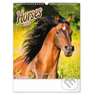Nástěnný kalendář Horses 2023 - Presco Group