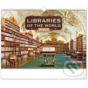 Nástěnný kalendář Libraries of the World 2023 - Presco Group