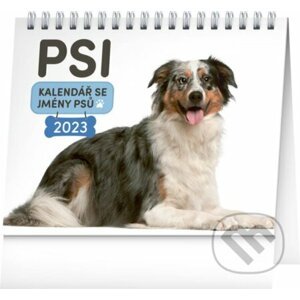Stolní kalendář Psi - se jmény psů 2023 - Presco Group