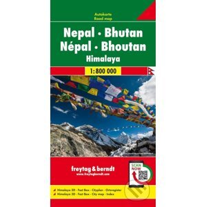 Nepál - Bhutan 1:800 000 - freytag&berndt