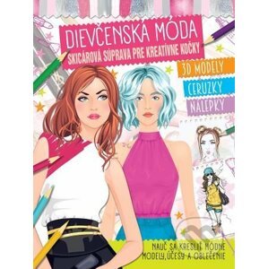 Dievčenská móda (3D modely, ceruzky, nálepky) - Foni book