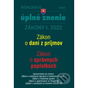 Aktualizácia I/2 / 2022 - daňové a účtovné zákony - Poradca s.r.o.