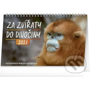 Stolní kalendář Za zvířaty do divočiny 2023 - Miroslav Bobek