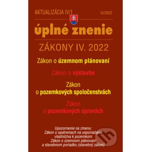 Aktualizácia IV/1/2022 - bývanie, stavebný zákon - Poradca s.r.o.