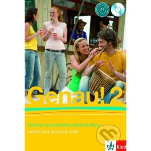 Genau! 2 (Učebnica a pracovný zošit + 2 CD) - Carla Tkadlečková, Petr Tlustý, Renáta Foxová,