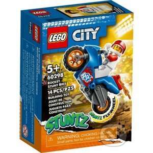 LEGO® City 60298 Kaskadérska motorka s raketovým pohonom - LEGO