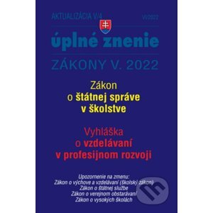 Aktualizácia 2022 V/4 - štátna služba, inf. technológie verejnej správy - Poradca s.r.o.