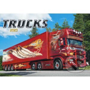 Nástenný kalendár Trucks 2023 - Spektrum grafik