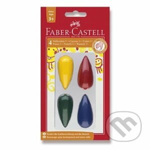 Plastové pastelky do dlaně 4 ks - Faber-Castell