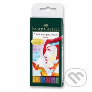Popisovač Pitt Artist Pen Basic 6 ks - Faber-Castell