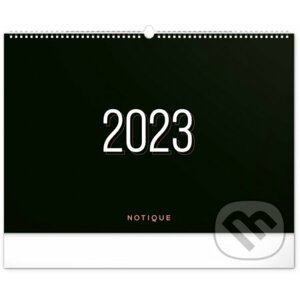 Nástenný plánovací kalendár Čierny 2023 - Notique
