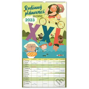 Nástenný Rodinný plánovací kalendár XXL 2023 - Presco Group