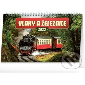 Stolní kalendář Vlaky a železnice 2023 - Presco Group