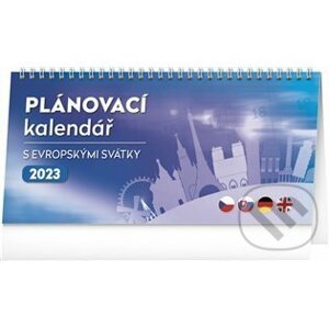 Stolní kalendář Plánovací s evropskými svátky 2023 - Presco Group