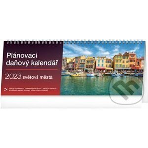Stolní kalendář Plánovací daňový - Světová města 2023 - Presco Group