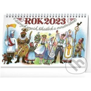 Stolní kalendář Lidová přísloví III. na rok 2023 - Kamila Skopová