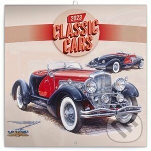 Poznámkový kalendář Classic Cars 2023 - Václav Zapadlík