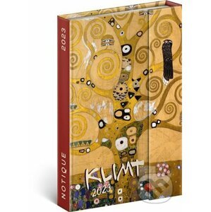 Týdenní magnetický diář Gustav Klimt 2023 - Notique