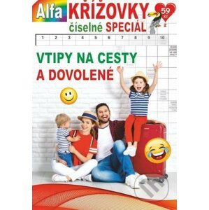 Křížovky číselné speciál 2/2022 - Vtipy na cesty a dovolené - Alfasoft