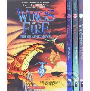 Wings of Fire Graphix Paperback Box Set (Books 1-4) - Tui T. Sutherland, Mike Holmes (ilustrátor)