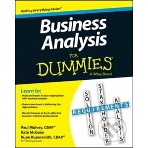 E-kniha Business Analysis For Dummies - Kupe Kupersmith, Paul Mulvey, Kate McGoey