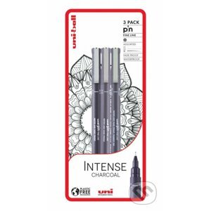 Uni Pin Sada linerů - Intense Charcoal 3 ks - OFFICE LINE