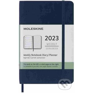 Moleskine – 12-mesačný plánovací modrý diár 2023 - Moleskine
