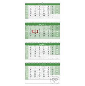 Čtyřměsíční GREEN/Štvormesačný GREEN 2023 - nástěnný kalendář - Helma