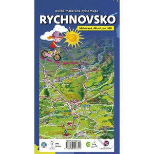 Ručně malovaná cyklomapa: Rychnovsko - Malované Mapy