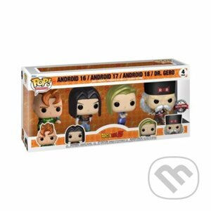 Funko POP Animation: Dragon Ball Z - Android 16, Android 17, Android 18 & Dr. Gero - Funko