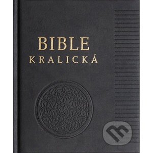 Poznámková Bible kralická černá, pravá kůže - Česká biblická společnost