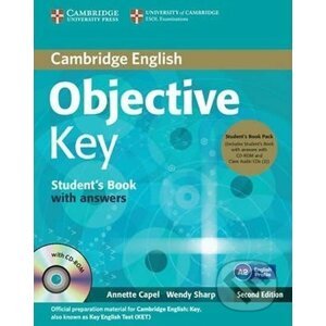 Objective Key Students Book Pack (Students Book with Answers with CD-ROM and Class Audio CDs(2)) - Annette Capel
