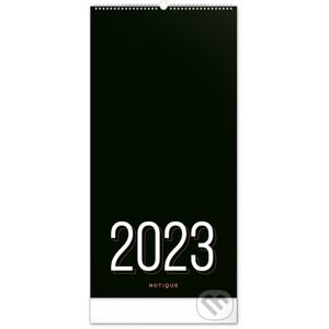 Plánovací kalendář Černý 2023 - nástěnný kalendář - Presco Group