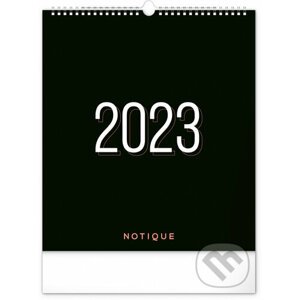 Nástěnný plánovací kalendář Černý 2023 - Presco Group