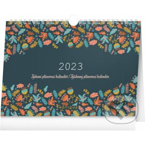 Stolní kalendář Květy 2023 - Notique
