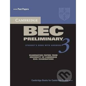 Cambridge BEC Preliminary 3 Student´s Book with Answers - Cambridge University Press
