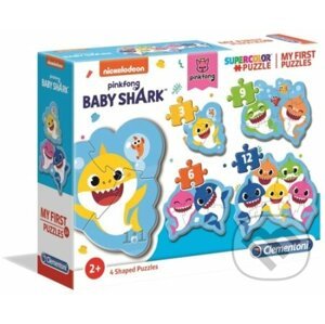 Moje první puzzle: Baby Shark 4v1 - Clementoni